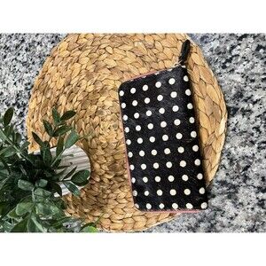 Anthropologie Women's White and Black Wallet-purses